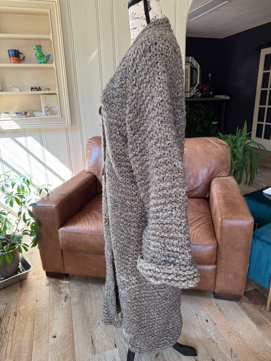 Lafayette 148 New York Chunky Knit Button-Front Cardigan sample piece - Picture 3 of 16